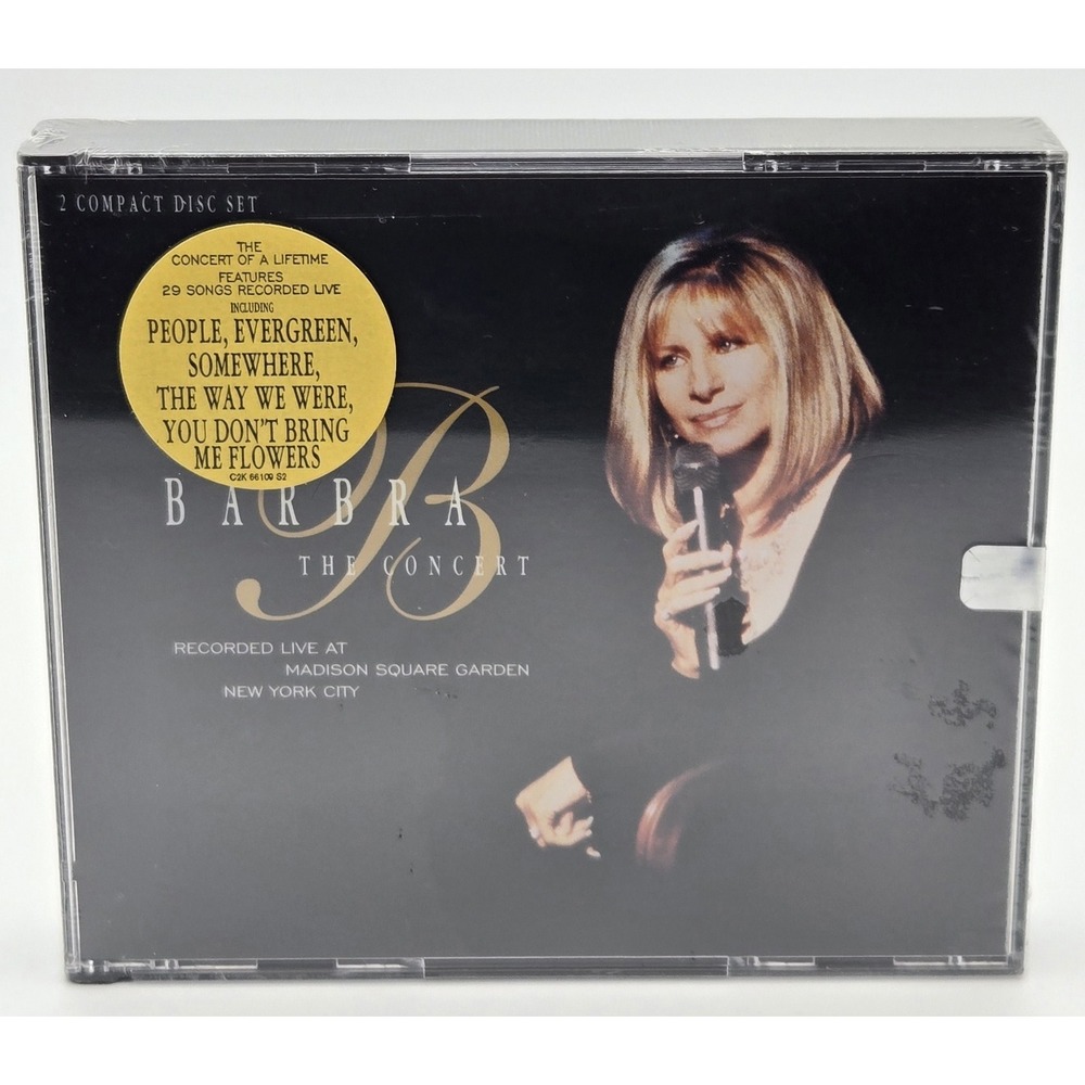 Barbara Streisand The Concert Live‎ Madison Square Garden 2 CD Set New Sealed
